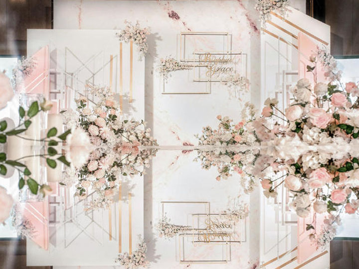 莫奈婚礼 | 干净粉