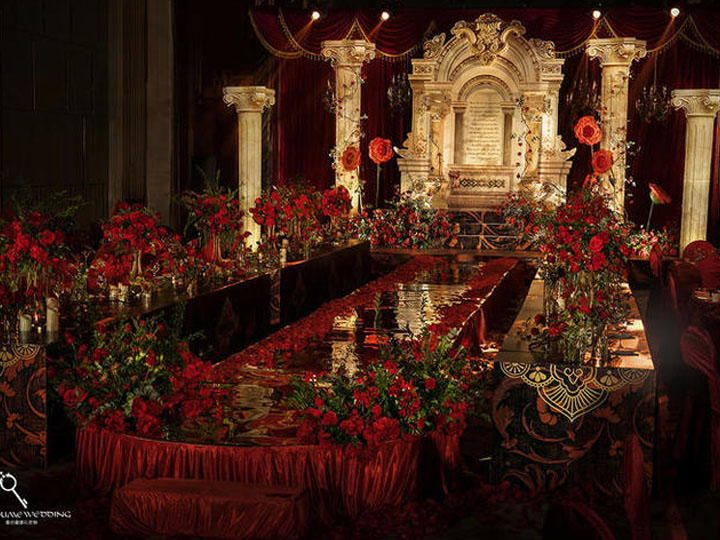 宫廷复古玫瑰红