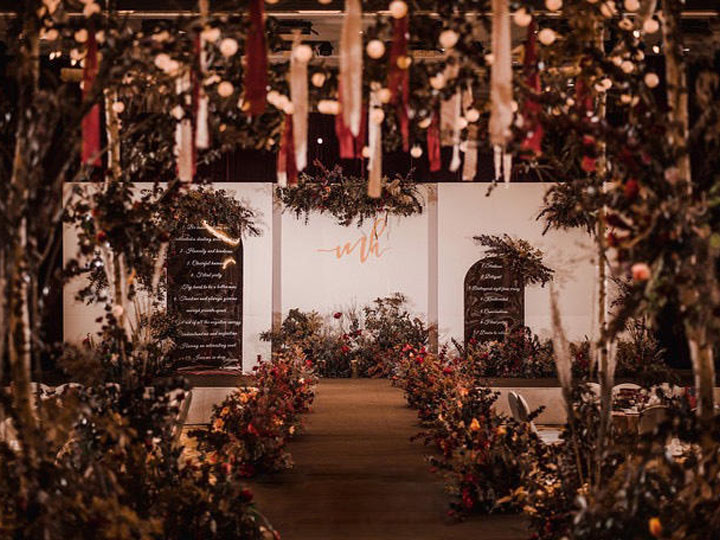 莫奈婚礼 | 红白小复古