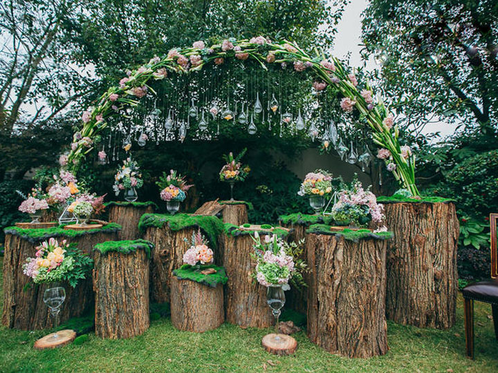 花园户外主题婚礼